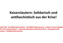 Aufruf zur Kundgebung am Samstag, 15.01.2022, 11:00 Uhr, Schillerplatz
