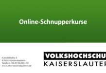 VHS Kaiserslautern – Online-Schnupperkurse