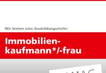 Bau AG Stellenausschreibung: Ausbildungsstelle als Immobilienkaufmann*/-frau