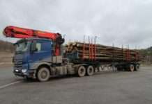 Holztransporter extrem überladen – Weiterfahrt untersagt…