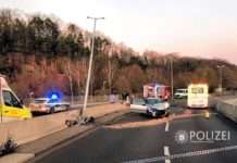 Ohne Führerschein, aber mit Alkohol und Tempo – Teil der Berliner Straße voll gesperrt