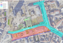 Neue Stadtmitte: Anstehende Arbeiten in der Fruchthallstraße