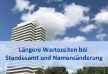 Längere Wartezeiten bei Standesamt und Namensänderung