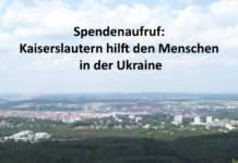 Spendenaufruf: Kaiserslautern hilft den Menschen in der Ukraine