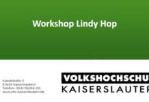 VHS Kaiserslautern – Workshop Lindy Hop