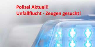 Unfallflucht mit blauem Fahrzeug
