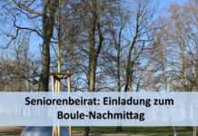 Einladung zum Boule-Nachmittag am 1. April
