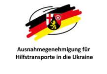 Ausnahmegenehmigung für Hilfstransporte in die Ukraine