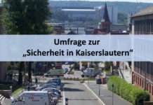 Umfrage zur „Sicherheit in Kaiserslautern“ – Auswertung läuft