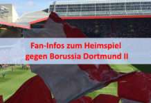 Fan-Infos zum Heimspiel gegen Borussia Dortmund II