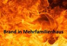 Brand in Mehrfamilienhaus – eine Wohnung nicht bewohnbar
