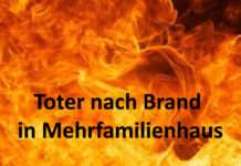 Toter nach Brand in Mehrfamilienhaus in der Bännjerstraße