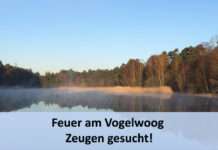 Feuer am Vogelwoog – Zeugen gesucht!