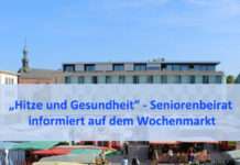 „Hitze und Gesundheit“ – Seniorenbeirat informiert auf dem Wochenmarkt