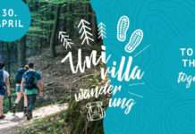 Uni-Villa-Wanderung unter dem Motto „To Get There – Together“
