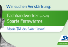 Stellenanzeige: Fachhandwerker Sparte Fernwärme (m/w/d)