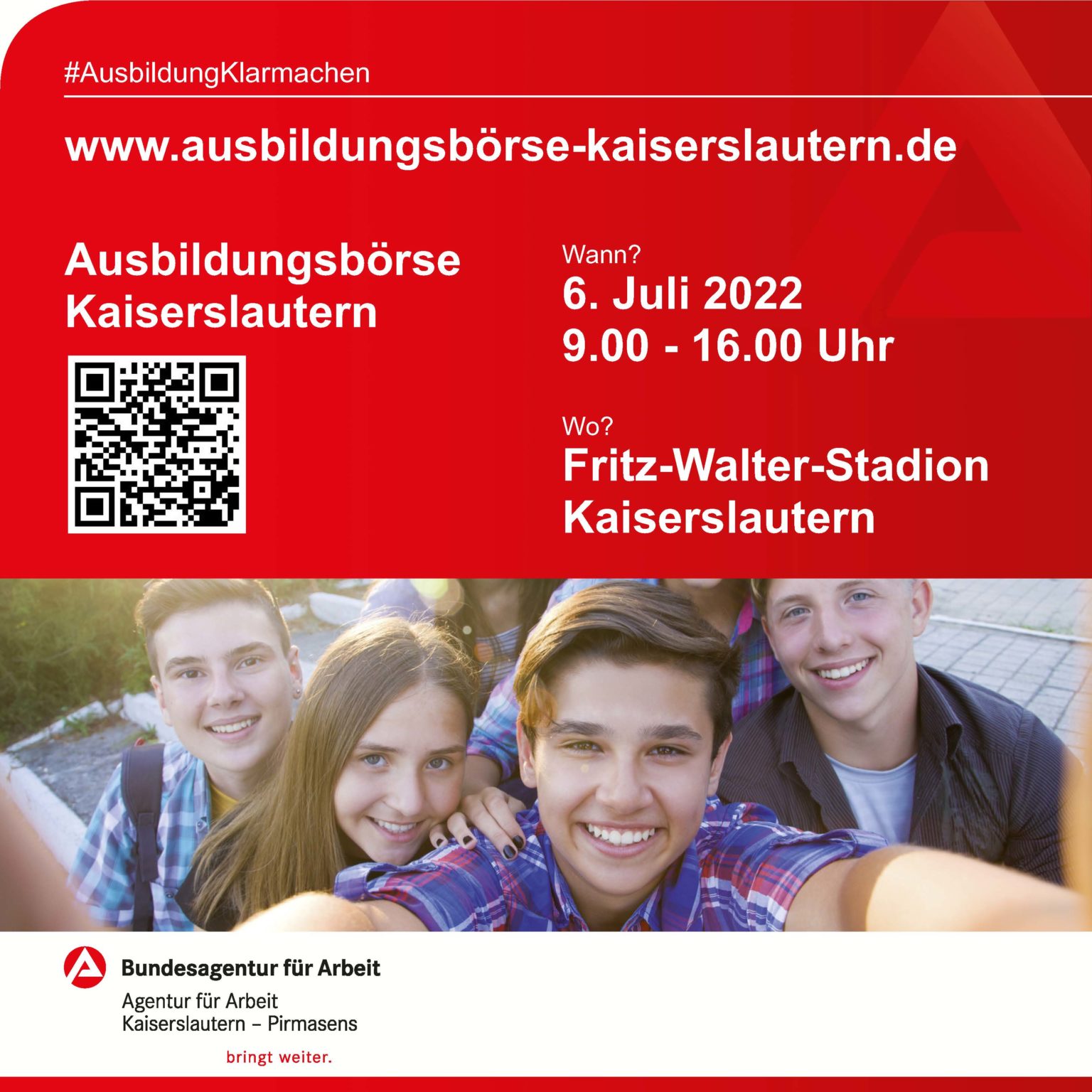 Ausbildungsbörse der Agentur für Arbeit auf dem Betze findet nach zwei Jahren endlich wieder statt