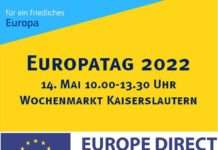 Europatag – Europa Direkt mit Stand auf dem Samstagsmarkt
