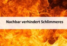 Nachbar verhindert Schlimmeres – Ursache steht aktuell nicht fest