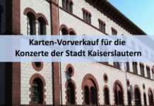 Karten-Vorverkauf für die Konzerte der Stadt Kaiserslautern 2022/2023 startet am 01. Juni 2022