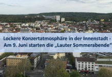 Lockere Konzertatmosphäre in der Innenstadt – Am 9. Juni starten die „Lauter Sommerabende“