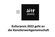 Kulturpreis 2022 geht an die Künstlerwerkgemeinschaft