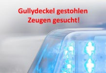 Gullydeckel gestohlen – Zeugen gesucht!