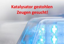 Katalysator gestohlen – Zeugen gesucht!
