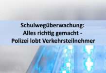 Schulwegüberwachung: Alles richtig gemacht – Polizei lobt Verkehrsteilnehmer