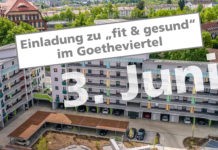 Einladung zu „fit & gesund“ im Goetheviertel