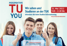 Die TU Kaiserslautern lädt zum Studien-Informationstag am 31. Mai auf den Campus ein
