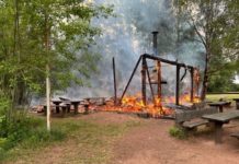 Die Grillhütte Drehenthalerhof abgebrannt – Zeugen gesucht!