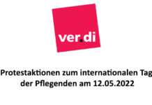 Protestaktionen zum internationalen Tag der Pflegenden am 12.05.2022 – Westpfalzklinikum