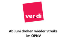 Ab Juni drohen wieder Streiks im ÖPNV