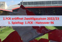 1.FCK eröffnet Zweitligasaison 2022/23 – Spielplan