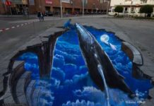 3D Straßenmalerei als erste Veranstaltung im Rahmen von Stadt.Raum.Wir.