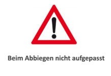 Beim Abbiegen nicht aufgepasst – Sachschaden von etwa 6.000 Euro