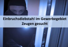 Einbruchsdiebstahl im Gewerbegebiet – Zeugen gesucht