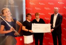 Sparkasse Kaiserslautern ehrt Landkreis-Teilnehmer des Wettbewerbs „Jugend musiziert“