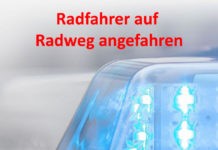 Radfahrer auf Radweg angefahren