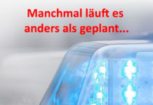 Manchmal läuft es anders als geplant…