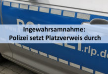 Ingewahrsamnahme: Polizei setzt Platzverweis durch – „Übernachtungskosten“…