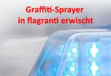Graffiti-Sprayer in flagranti erwischt