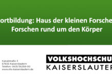 Fortbildung: Haus der kleinen Forscher: Forschen rund um den Körper