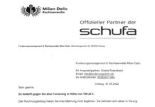 Betrügerische Forderungsschreiben einer nicht existierenden Coburger Inkassofirma in Umlauf