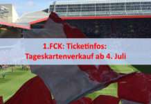 1.FCK: Ticketinfos – Tageskartenverkauf ab 4. Juli