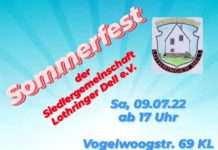 Sommer- und Kinderfest der Siedlergemeinschaft Lothringer Dell e.V. Kaiserslautern