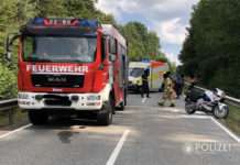 Auffahrunfall unter Motorradfahrern