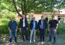 Staatssekretär machte sich ein Bild von der Burgherrenhalle