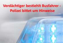 Verdächtiger bestiehlt Busfahrer – Polizei bittet um Hinweise